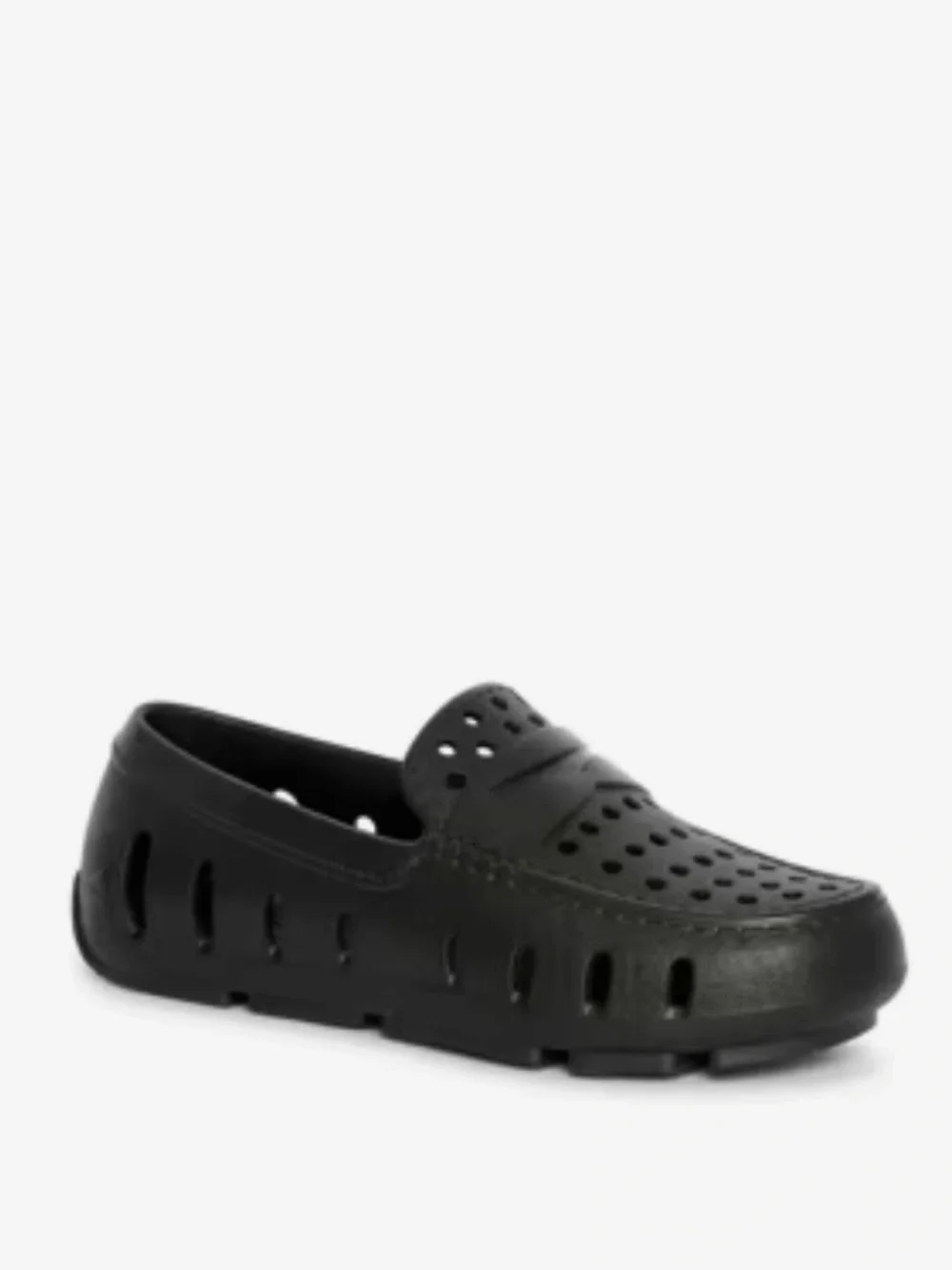 Floafers Black Prodigy Kid's Waterproof Perforated Loafers Size 10